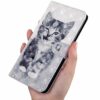 Thoankj Samsung A14 4G/5G Phone Case Shockproof 3D Soft PU Leather Flip Notebook Wallet Cases with Magnetic Stand Card Holder Slot Folio Bumper P