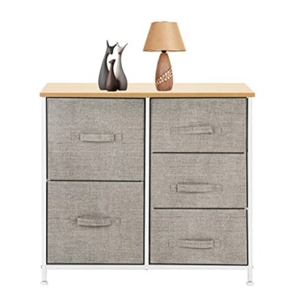 N/A Multi-layer Fabric Drawer Organizer Closet Storage Tower Non-woven Chest of Dresser Sundries Cabinet Home Bedroom Furniture