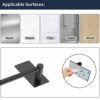Towel Rail, No Drilling Bathroom Towel Rail, Self Adhesive Wall Mounted Hand Towel Holder Made of 304 Brushed Stainless Steel for Bathroom & Kitc