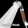 Uppower Shower Head - Ionic Filtered High Pressure Shower Heads - 3 Modes Water Saving Shower Heads - Shower Heads to Increase Pressure