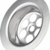 Stainless Steel Retainer Bath Plug Waste and Overflow 45cm Ball Chain Including Water Plug with 70mm Diameter Waste Assembly Bath Plug with Chain