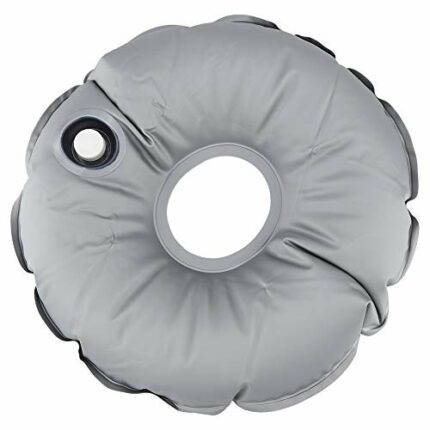 Dekaim Base Weight Block, Gazebo Weight Block, Flag Base Weight Bag, Portable Collapsible Round, Filled with Water Outdoor Umbrella Feather Flag
