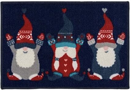 WoW HomeStore Gnome Christmas Doormat Xmas Gonk Doormat Indoor Use - 60cm