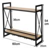 ybaymy Industrial Wine Rack 2-Tiers Wall Mounted Bar Shelves Home Wine Storage Racks with 5 Glasses Holder Hanging Rustic Wine Holder Wine Displa