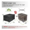 ZXFYHD Garden Furniture Cover Patio,Furniture Covers Oxford Fabric 600D Furniture Dustproof Cover For Rattan Table Cube Chair Sofa Waterproof Rai