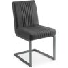 Julian Bowen Set Of 2 Brooklyn Chairs, Brown,Height: 89, Width: 47, Depth: 65cm