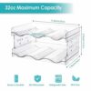 Zocipro Water Bottle Storage Rack, 2 Pack Stackable Water Bottle Organiser for Cupboard, Plastic Water Bottle Holder for Kitchen, Cupboard, Fridg