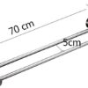 Towel Bar 304 Stainless Steel Double Lever Towel Bracket Towel Rail Wall Hanging Towel Holder for Bathroom Balcony Kitchen Towel Rack Modern and