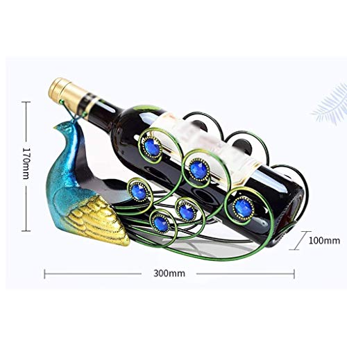 CZDYUF Decoration Household Wine Rack, Wine Rack Display Rack Desktop Decoration, Resin