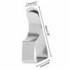 WOWOWO Table Cloth Clips 4Pcs Stainless Steel Table Cloth Tablecloth Clip Clamps Holder For Party Wedding