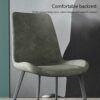 dining chair Kitchen Dining Room Furniture Chairs Matte Suede Leather Dining Chair with Backrest Water Proof PU Leather Lounge Side Chair Living