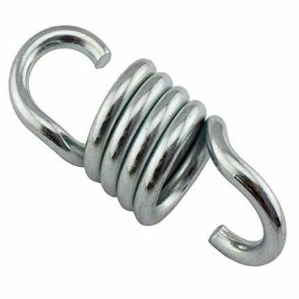 NC Hammock Spring Suspension Hooks Spring Garden Swing Basket Spring Hook Hanger Extension Spring for Garden Swing Hammock Hanging Chair Punch Ba