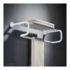 HIGOH Towel Rack Towel Rack Antique Brass Bathroom Towel Holder, Wall Mounted Towel Rack, Towel Shelf Bathroom Accessories, Brass Towel Rail Towe