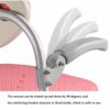 Bath Stools,Pink Bathing Chair Foldable Bathroom Shower with Backrest Stool Height Adjustable Bath Stool with Eva Foam Cushion Rotatable Handrail