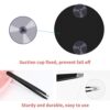 Xinstroe 15X Magnifying Mirror and Eyebrow Tweezers Kit, Small Precise Make-up Mirror with Suction Cups, Travell Pocket Mirror for Bathroom and B