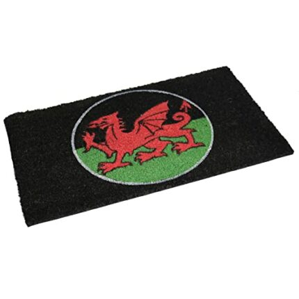 AB Tools Welsh Red Dragon Design Door Mat Doormats Welcome Home Garden 45 x 75cm