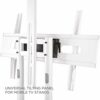 ONKRON Tilting Adapter Panel for Mobile TV Stand Rolling TV Carts up to 10 Degrees ATL1881 Black