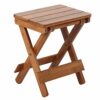 Smooth Edge Compact Folding Stool, Foldable Bamboo Folding Stool, Balcony Bedroom For Using In Your Living Room, Bathroom Bedroom, Garden, Study