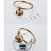 HIGOH Towel Racks,Bath Towel Holder,Bathroom Hand Towel,Antique Towel Towel Rack Towel,European Retro Bathroom Towel Hanger Wall Mount Bathroom H