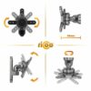 RICOO Monitor Mount Tilt Swivel approx 13-32 Inch for LED LCD OLED Curved Flatscreens S1911 TV Wall Bracket Universal for VESA 75x75 100x100
