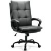 BASETBL F028 Executive Chair Home Computer Fabric Chair, Skin-friendly Fabric Breathable Double-Layer Padding Excellent Support, Stylish Office C