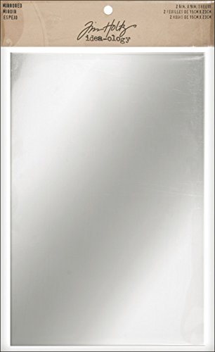 Tim Holtz idea-ology Mirrored Sheets, Pack of 2,,9x6 Inches