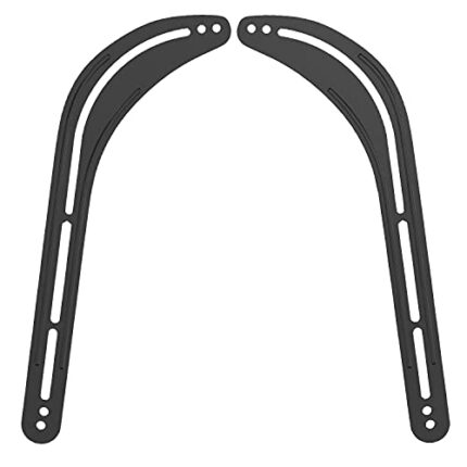 WALI SBR201 Universal Sound Bar Bracket for Mounting Above or Under TV, Fits most 32 to 70 Inch TVs, 33 Lbs Weight Capacity, Black