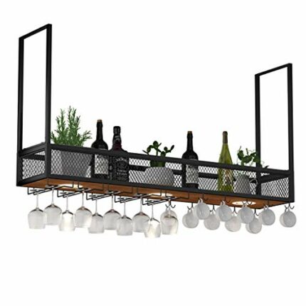 Stylish Simplicity Down Wine Rack Simple Style Home Goblet Multi-Function Living Room Display Glass Storage Wine Rack - Restaurant Kitchen Bar Fl