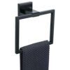 TURS Towel Rail Polish Black Towel Ring SUS 304 Stainless Steel Wall Mounted Black White Gold Chrome Polished Finish Bathroom (Brass)