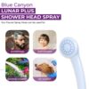 Blue Canyon Lunar Double Tap Shower Spray| Bathroom Accessory| Premium Shower Attachment for Bath taps| Push-on-Fitting| Suitable for Round & Ova