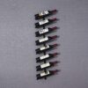 EMISOO Wine Rack Wall Mounted - Wall-Mounted Wine Rack | 2/4/6/8/10/12 Bottles | Metal Wine Rack | Elegant Kitchen, Restaurant, Bar or Wine Cella