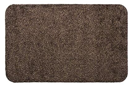Andiamo Samson 700611 Cotton Floor Mat Washable at 30 °C, COTTON, brown, 60 x 100