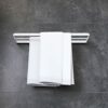 HIGOH Towel Racks,Towel Holder Towel Rail for Bathroom, All-Copper Towel Rail, Bathroom Hand Towel Holder, Bath Towel Bar, Double-Bar Wall Hangin