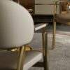 JJZXD Metal Chairs Dining Room Comfortable Armrests Relaxing Chair Adults Furniture