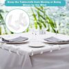 24Pcs Table Cloth Holder Clips, Plastic Picnic Table Clips for Tablecloth, 2Size Tablecloth Clips for Outdoor Picnic Tables, Table Skirt Clip Tab