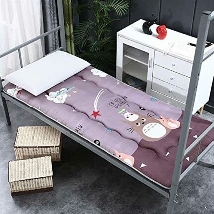 DevileLover Thicken Futon Floor Mattress- Portable Mattress Single Futons Tatami Roll Mat Foldable Mattress- four seasons Universal- Non-slip/sof