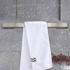 Self Adhesive Towel Rail Stainless Steel Rustproof Towel Bar Wall Mounted Bathroom or Kitchen Accessory Polished Finish No Drillingor Screws Moun