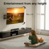 Perlegear TV Wall Bracket for Most 10-32 inch TVs or Monitors up to 20kg, Full Motion TV bracket Swivels Tilts Extends Rotates, Fits VESA 50x50mm