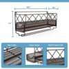 Wall Mounted Wine Rack with Glass Holder Metal Wine Shelf Champagne Bottle Holder Hanging Rustic Wine Holder Floating Wine Shelf for Kitchen, bro
