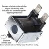 SPARES2GO Universal Electric Power Shower Solenoid Coil (30mm / 13mm)
