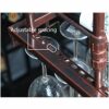 Stylish Simplicity Industrial Retro Wine Glass Stylish Simplicity Rack Simple High Glass Display Storage Storage Glass Holder Adjustable Height R