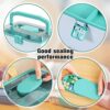 Bershaker Medicine Box,Family First Aid Box,Storage Box,Portable Medicine Cabinet,2 Layers with A Mini Pill Box,Multifunctional Plastic Storage C