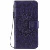 Thoankj Samsung Galaxy A54 5G Case, Shockproof PU Leather Flip Notebook Wallet Cover Embossed Sunflower with Magnetic Stand Folio Soft TPU Bumper