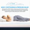ELEMUSE Memory Foam Mattress Topper for Back Pain Relief-Mattress Topper Double Bed with Washable Cover, with OEKO-TEX & CertiPUR-US (Double Size