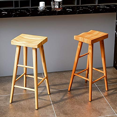 SDFGH Nordic light luxury bar chair simple net red bar stool front desk cafe restaurant leisure back high stool (Color : Argento)