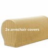 Armrest Covers Set of 2 Stretch Armchair Arm Covers Soft Sofa Arm Covers Non-Slip Furniture Protector