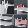 HONUTIGE TV Box Shelf, Wall Mount Router Bracket DVD Player Shelf, Multi-Purpose Floating Shelf For TV Components Cable Boxes Routers Remotes Gam