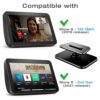 YEZRO ECH0 SH0W 8 Stand - Metal Adjustable Stand for ECH0 SH0W 8(1st Gen&2nd Gen) - Aluminum Tilt + 360 Degree Swivel Magnetic Table Holder Compa