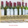 CRODY Wine Racks,Modern Dining Room Wall Mounted Wine Rack | Bottle and Glass Holder | Home and Kitchen Décor | Storage Rack | Bar Decoration Dis