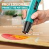 SEEKONE Handheld Heat Gun, 350°C Multi Function Portable Mini Hot Air Gun 320W with Overload Protection, 1.5m Ultra-Long Double Insulated Cable,